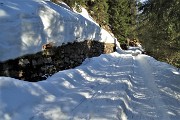 19 Percorso ben tracciato nella neve piuttosto dura